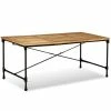 VidaXL Table de salle à manger Bois de manguier massif 180 cm