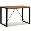VidaXL Table de salle à manger Bois de récupération massif 120 cm -Promos Tables à manger Boutique image 1 243998