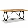 VidaXL Table de salle à manger Bois de manguier brut 180 cm