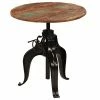 VidaXL Table de bar Bois de récupération massif 75 x (76-110) cm -Promos Tables à manger Boutique image 1 245269