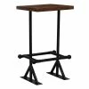 VidaXL Table de bar Bois de récupération massif Marron 60x60x107 cm -Promos Tables à manger Boutique image 1 245382