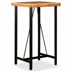 VidaXL Table de bar Bois massif d'acacia 60x60x107 cm
