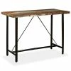VidaXL Table de bar Bois massif de récupération 150 x 70 x 107 cm 1 VidaXL Table de bar Bois massif de récupération 150 x 70 x 107 cm -Promos Tables à manger Boutique image 1 245441