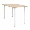 VidaXL Table de salle à manger 120x60x73 cm Chêne et blanc 2 VidaXL Table de salle à manger 120x60x73 cm Chêne et blanc -Promos Tables à manger Boutique image 1 245728