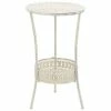 VidaXL Table de bistro Style vintage Ronde Métal 40 x 70 cm Blanc 1 VidaXL Table de bistro Style vintage Ronde Métal 40 x 70 cm Blanc -Promos Tables à manger Boutique image 1 245938