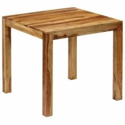 VidaXL Table de salle à manger Bois de Sesham massif 82 x 80 x 76 cm