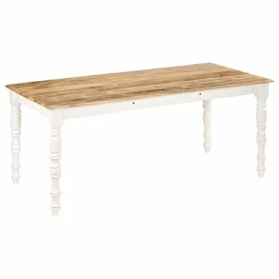 VidaXL Table de salle à manger 180x90x76 cm Bois de manguier massif 3 VidaXL Table de salle à manger 180x90x76 cm Bois de manguier massif