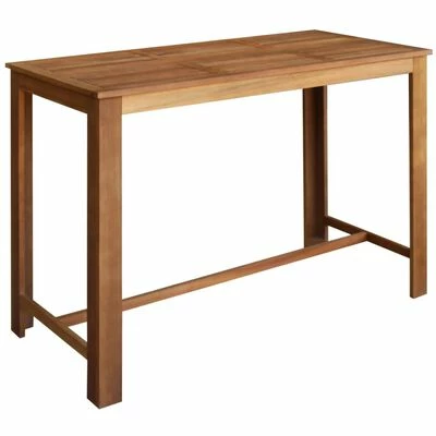 VidaXL Table de bar Bois d'acacia solide 150 x 70 x 105 cm 3 VidaXL Table de bar Bois d'acacia solide 150 x 70 x 105 cm