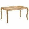 VidaXL Table de salle à manger 135x75x76 cm Bois de manguier massif 1 VidaXL Table de salle à manger 135x75x76 cm Bois de manguier massif -Promos Tables à manger Boutique image 1 247114
