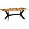 VidaXL Table de salle à manger 180x90x75 cm Bois de Sesham solide 1 VidaXL Table de salle à manger 180x90x75 cm Bois de Sesham solide -Promos Tables à manger Boutique image 1 247432