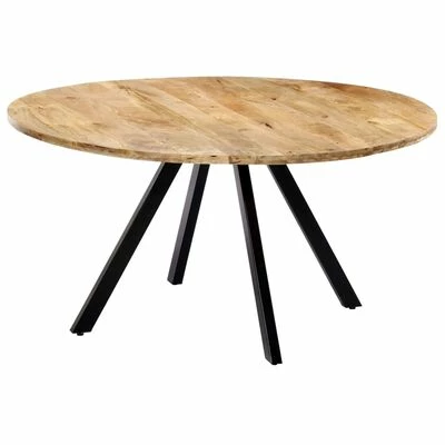 VidaXL Table de salle à manger 150x73 cm Bois de manguier solide 3 VidaXL Table de salle à manger 150x73 cm Bois de manguier solide
