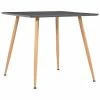 VidaXL Table de salle à manger Gris et chêne 80,5x80,5x73 cm MDF 1 VidaXL Table de salle à manger Gris et chêne 80,5x80,5x73 cm MDF -Promos Tables à manger Boutique image 1 248311