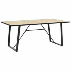 VidaXL Table de salle à manger Chêne 200x100x75 cm MDF