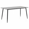 VidaXL Table de salle à manger Gris 160x80x75 cm MDF 2 VidaXL Table de salle à manger Gris 160x80x75 cm MDF -Promos Tables à manger Boutique image 1 281572