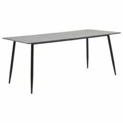 VidaXL Table de salle à manger Gris 180x90x75 cm MDF