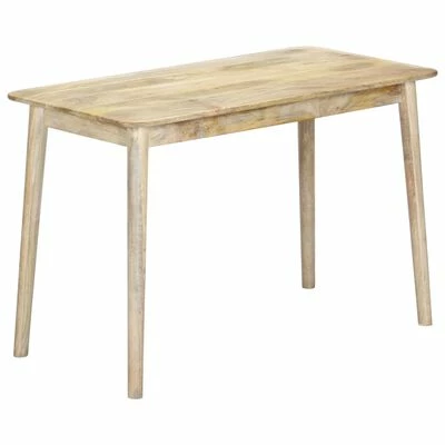 VidaXL Table de salle à manger 115x60x76 cm Bois de manguier solide 3 VidaXL Table de salle à manger 115x60x76 cm Bois de manguier solide