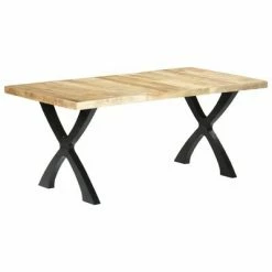 VidaXL Table de salle à manger 180x90x76 cm Bois de manguier massif