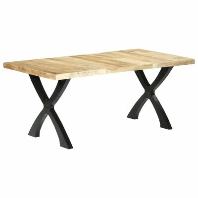 VidaXL Table de salle à manger 180x90x76 cm Bois de manguier massif 3 VidaXL Table de salle à manger 180x90x76 cm Bois de manguier massif