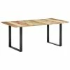 VidaXL Table de salle à manger 180x90x76cm Bois de récupération solide 2 VidaXL Table de salle à manger 180x90x76cm Bois de récupération solide -Promos Tables à manger Boutique image 1 285830