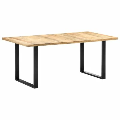 VidaXL Table de salle à manger 180x90x76 cm Bois de manguier massif 3 VidaXL Table de salle à manger 180x90x76 cm Bois de manguier massif