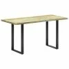 VidaXL Table de salle à manger 140x70x76cm Bois de récupération massif 1 VidaXL Table de salle à manger 140x70x76cm Bois de récupération massif -Promos Tables à manger Boutique image 1 285834
