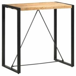 VidaXL Table de bar 110x60x110 cm Bois de manguier massif