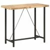 VidaXL Table de bar 120x58x107 cm Bois de manguier brut 1 VidaXL Table de bar 120x58x107 cm Bois de manguier brut -Promos Tables à manger Boutique image 1 286611