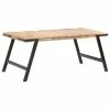 VidaXL Table de salle à manger 180x90x76 cm Bois de manguier massif 2 VidaXL Table de salle à manger 180x90x76 cm Bois de manguier massif -Promos Tables à manger Boutique image 1 288119