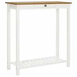 VidaXL Table de bar 100x40x110 cm Bois de chêne solide