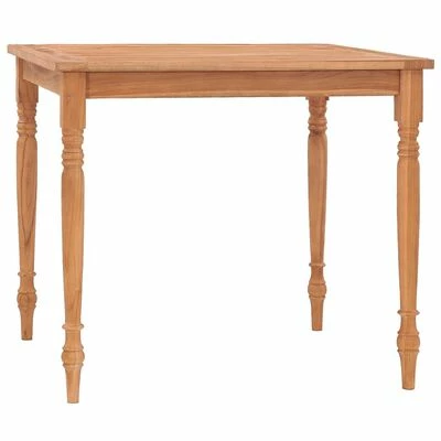 VidaXL Table Batavia 85x85x75 cm Bois de teck massif 3 VidaXL Table Batavia 85x85x75 cm Bois de teck massif