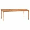 VidaXL Table Batavia 200x100x75 cm Bois de teck massif 2 VidaXL Table Batavia 200x100x75 cm Bois de teck massif -Promos Tables à manger Boutique image 1 316033