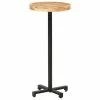 VidaXL Table de bar Ronde Ø50x110 cm Bois de manguier brut 2 VidaXL Table de bar Ronde Ø50x110 cm Bois de manguier brut -Promos Tables à manger Boutique image 1 320271