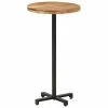 VidaXL Table de bar Ronde Ø60x110 cm Bois d'acacia massif 1 VidaXL Table de bar Ronde Ø60x110 cm Bois d'acacia massif -Promos Tables à manger Boutique image 1 320285