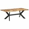 VidaXL Table de salle à manger 200x100x75 cm Bois solide -Promos Tables à manger Boutique image 1 321549
