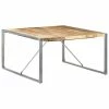 VidaXL Table de salle à manger 140x140x75 cm Bois de manguier brut -Promos Tables à manger Boutique image 1 321575