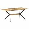 VidaXL Table de salle à manger 180x90x76 cm Bois de manguier massif -Promos Tables à manger Boutique image 1 321687