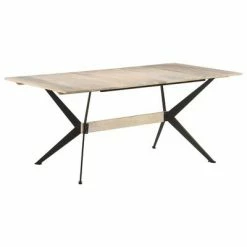 VidaXL Table de salle à manger 180x90x76 cm Bois de manguier massif