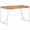 VidaXL Table à dîner 120x60x76 cm Bois solide d'acacia et de manguier