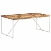 VidaXL Table à dîner 180x90x76 cm Bois massif d'acacia et de manguier 2 VidaXL Table à dîner 180x90x76 cm Bois massif d'acacia et de manguier -Promos Tables à manger Boutique image 1 323551