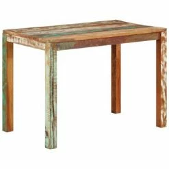 VidaXL Table de salle à manger 110x60x76cm Bois de récupération solide