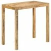 VidaXL Table de bar 112x60x108 cm Bois de manguier brut
