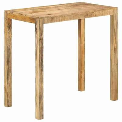 VidaXL Table de bar 112x60x108 cm Bois de manguier brut 3 VidaXL Table de bar 112x60x108 cm Bois de manguier brut
