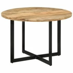 VidaXL Table à dîner 110x75 cm Bois de manguier massif