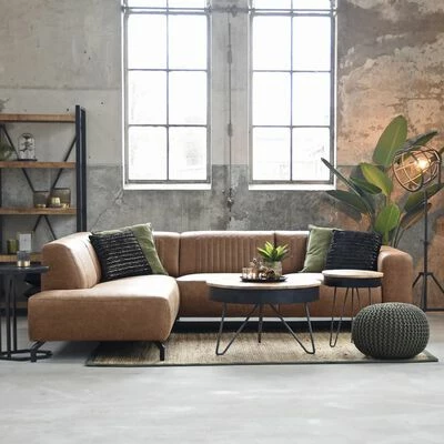 LABEL51 Table d'angle Saria 44x53 cm Noir 4 LABEL51 Table d'angle Saria 44x53 cm Noir – Image 2