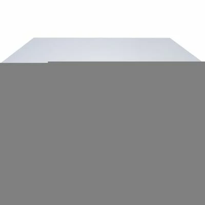 VidaXL Table de bar en bois Blanc 4 VidaXL Table de bar en bois Blanc – Image 2