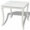 VidaXL Table de salle à manger 80 x 80 x 76 cm Laquée Blanche -Promos Tables à manger Boutique image 2 243382