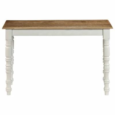 VidaXL Table de salle à manger 120x60x76 cm Bois solide de manguier 4 VidaXL Table de salle à manger 120x60x76 cm Bois solide de manguier – Image 2