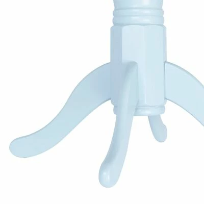 VidaXL Table à dîner Gris et marron 106 cm Bois d'hévéa massif 4 VidaXL Table à dîner Gris et marron 106 cm Bois d'hévéa massif – Image 2