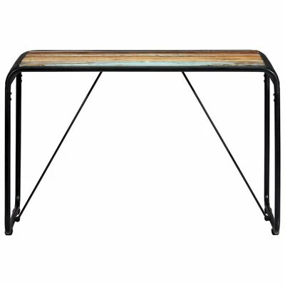 VidaXL Table de salle à manger 118x60x76cm Bois de récupération massif 4 VidaXL Table de salle à manger 118x60x76cm Bois de récupération massif – Image 2