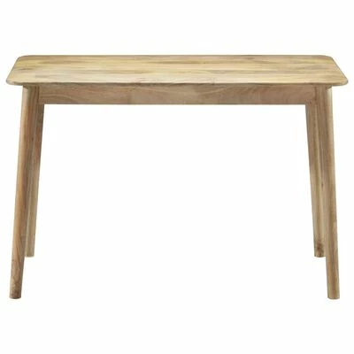VidaXL Table de salle à manger 115x60x76 cm Bois de manguier solide 4 VidaXL Table de salle à manger 115x60x76 cm Bois de manguier solide – Image 2